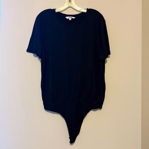 BB Dakota By Steve Madden All Tucked In Black Bodysuit in Size Large